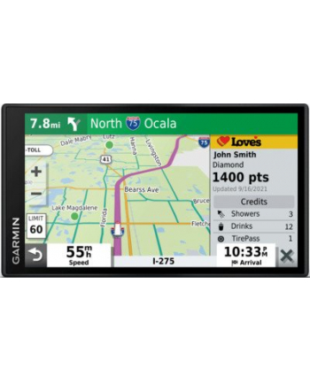 Garmin Dezl LGV610, navigation system (Kolor: CZARNY)