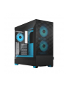 Fractal Design Pop Air RGB cyan Core TG Clear Tint, Tower Case (Kolor: CZARNY/light blue) - nr 64
