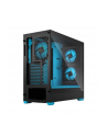 Fractal Design Pop Air RGB cyan Core TG Clear Tint, Tower Case (Kolor: CZARNY/light blue) - nr 65