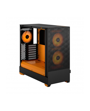 Fractal Design Pop Air RGB orange Core TG Clear Tint, Tower Case (Kolor: CZARNY/orange)