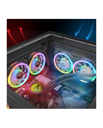 Thermaltake Swafan 14 RGB Fan, TT Premium 3 pack, 140 mm, exchangeable fan blades