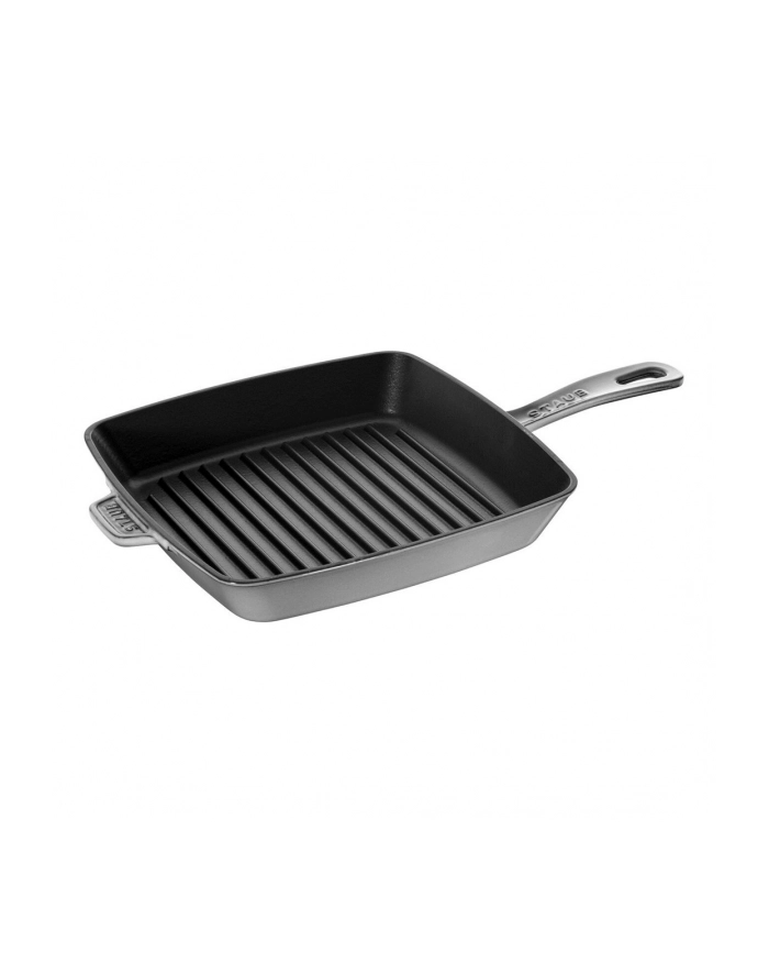 zwilling Kwadratowa patelnia żeliwna grillowa STAUB 40501-108-0 - grafitowa 26 cm główny