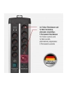 Brennenstuhl Premium-protection -Line, 11-way duo, power strip (Kolor: CZARNY/silver, 120,000A surge protection , 3 meters) - nr 13