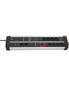 Brennenstuhl Premium-protection -Line, 11-way duo, power strip (Kolor: CZARNY/silver, 120,000A surge protection , 3 meters) - nr 17