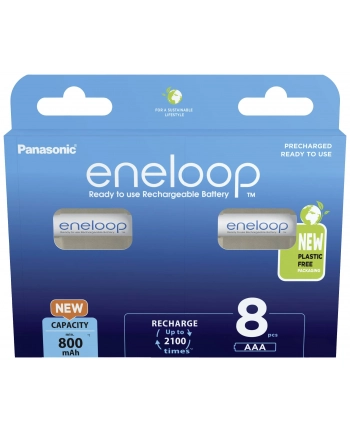 Panasonic Eneloop, battery (AAA (Micro), 8 pieces) nr 1