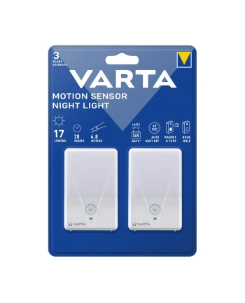 Varta Motion Sensor Night Light, night light (Kolor: BIAŁY, double pack) nr 1
