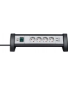 Brennenstuhl Premium-Office-Line, 4-way socket, USB, socket strip (Kolor: CZARNY/grey, with 2 USB charging sockets 3,100mA) - nr 2