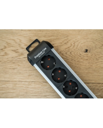 Brennenstuhl Premium-protection -Line power strip 6-way (Kolor: CZARNY/silver, 60,000 A surge protection , 3 meters, with USB Power Delivery) nr 1
