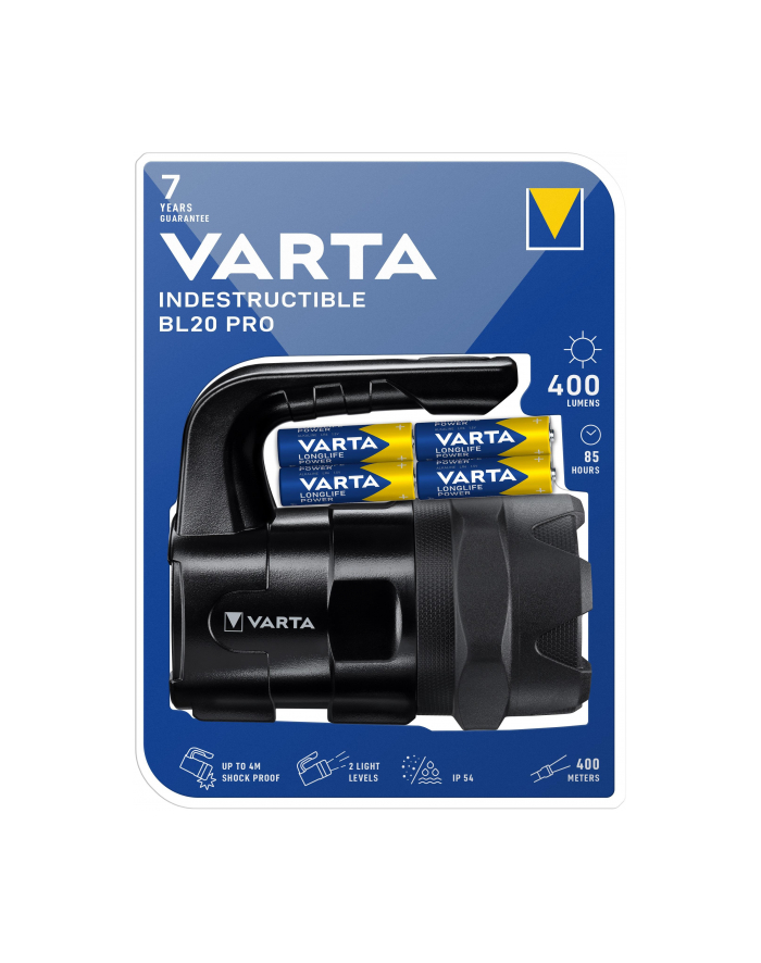 Varta Indestructible BL20 Pro, LED light (Kolor: CZARNY) główny