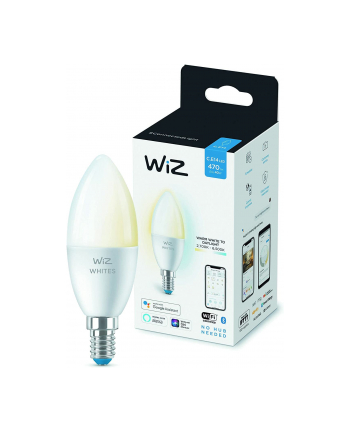WiZ Whites LED candle C37 E14, LED lamp (replaces 40 watts)