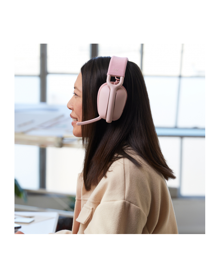 Logitech Zone Vibe 100, headset (pink, Bluetooth, USB-C) główny