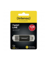 Intenso Twist Line 128 GB, USB stick (anthracite/transparent, USB-A 3.2 Gen 1, USB-C 3.2 Gen 1) - nr 36