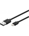 goobay Lightning - USB charging and synchronization cable (Kolor: CZARNY, 1 meter) - nr 9