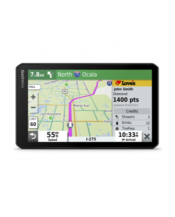 Garmin dezlCam LGV710, navigation system (Kolor: CZARNY)