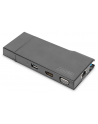 Digitus Universal Docking Station Travel, docking station (HDMI, USB, USB-C, VGA, RJ-45, card reader) - nr 25