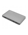 Digitus Digitus Thunderbolt 3 docking station 8K (silver, HDMI. VGA, USB-A, USB-C, 3.5mm, SD/MicroSD) - nr 23