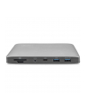 Digitus Digitus Thunderbolt 3 docking station 8K (silver, HDMI. VGA, USB-A, USB-C, 3.5mm, SD/MicroSD) - nr 25