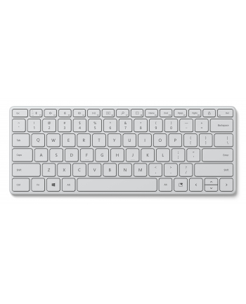 D-E layout - Microsoft Designer Compact Keyboard, keyboard (light gray)