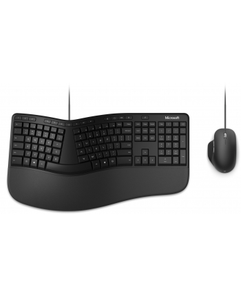 D-E layout - Microsoft Ergonomic Desktop, desktop set (Kolor: CZARNY)