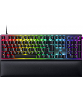 D-E layout - Razer Huntsman V2, gaming keyboard (Kolor: CZARNY, Razer Linear Optical (Red))