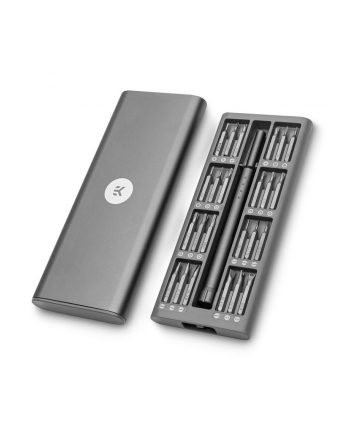 EKWB EK Loop Screwdriver Basic Set, bit set (aluminum, 49 pieces)