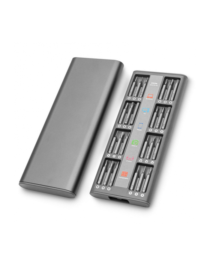 EKWB EK Loop Screwdriver Basic Set, bit set (aluminum, 49 pieces) główny