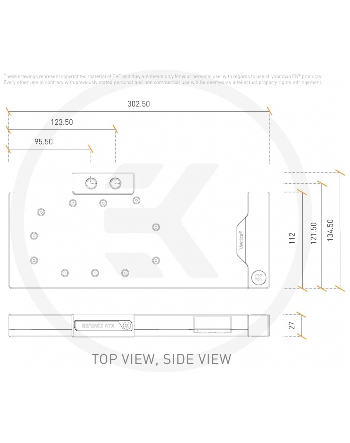 EKWB EK-Quantum Vector XC3 RTX 3080/90 D-RGB - nickel + acrylic, water cooling (silver/transparent, incl. backplate) główny