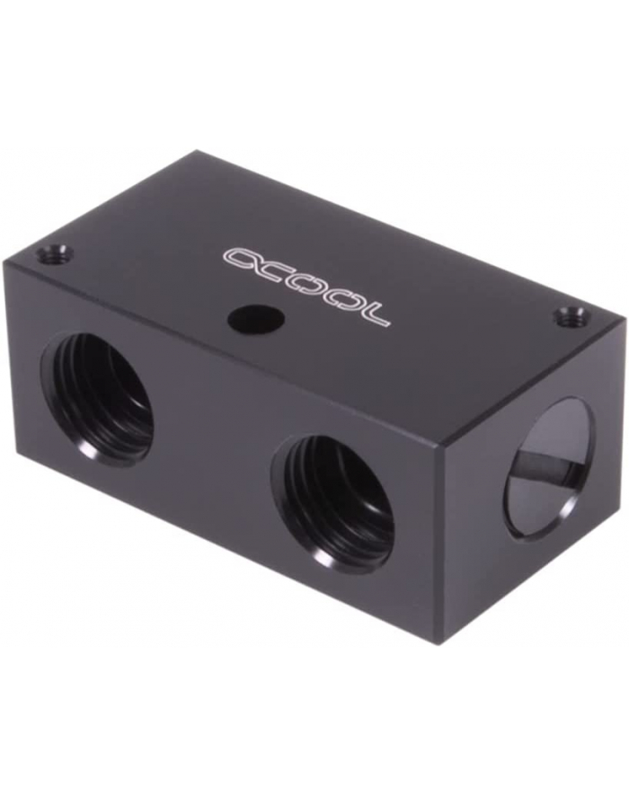 Alphacool ES Distro Plate C1, distributor (Kolor: CZARNY) główny