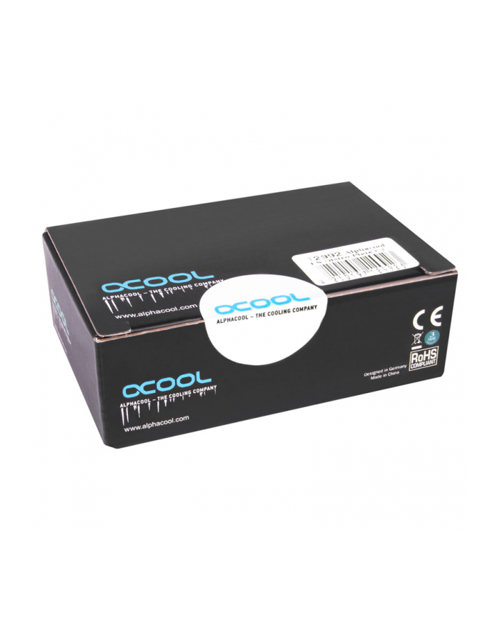 Alphacool ES Distro Plate C1, distributor (Kolor: CZARNY) główny