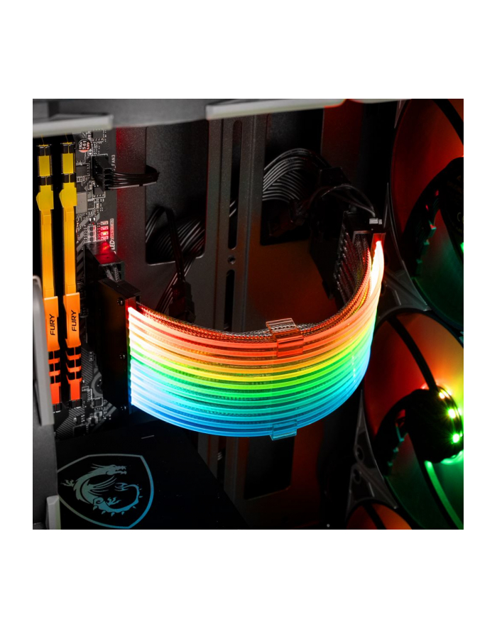 Sharkoon extension cable SHARK XTend 24 (multicolored, 24.5cm) główny