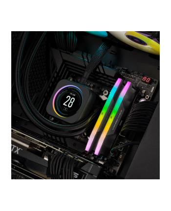 Corsair DDR5 - 64GB - 5200 - CL - 40 - Dual Kit, memory (Kolor: CZARNY, CMH64GX5M2B5200C40, Vengeance RGB, for AMD)