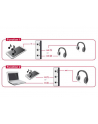 DeLOCK switch jack 3.5mm 2 port manual bidirectional, switch (grey/Kolor: CZARNY) - nr 25