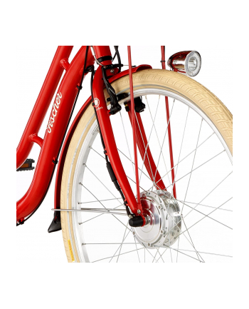 fischer die fahrradmarke FISCHER Bicycle CITA Retro 2.0 (2022), Pedelec (red (glossy), 28, 48 cm frame)