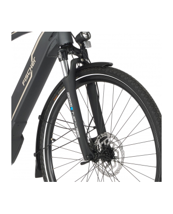 fischer die fahrradmarke FISCHER bicycle Viator 5.0i men (2022), Pedelec (grey, 50 cm frame, 28)
