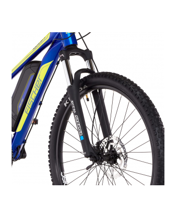 fischer die fahrradmarke FISCHER bicycle Montis 2.1 Junior (2022), Pedelec (blue (glossy)/yellow, 38 cm frame, 27.5)