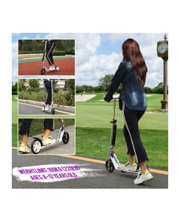 HUDORA BigWheel 180, Scooter (purple)