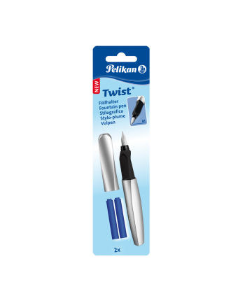Pelikan Twist fountain pen, fountain pen (silver)