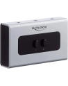DeLOCK switch jack 3.5mm 2 port manual bidirectional, switch (grey/Kolor: CZARNY) - nr 21