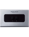 DeLOCK switch jack 3.5mm 2 port manual bidirectional, switch (grey/Kolor: CZARNY) - nr 24