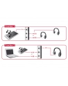 DeLOCK switch jack 3.5mm 2 port manual bidirectional, switch (grey/Kolor: CZARNY) - nr 28