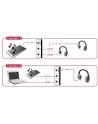 DeLOCK switch jack 3.5mm 2 port manual bidirectional, switch (grey/Kolor: CZARNY) - nr 32