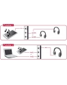 DeLOCK switch jack 3.5mm 2 port manual bidirectional, switch (grey/Kolor: CZARNY) - nr 36