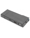 Digitus Universal Docking Station Travel, docking station (HDMI, USB, USB-C, VGA, RJ-45, card reader) - nr 48
