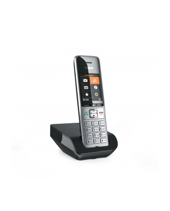 Gigaset COMFORT 500, analogue telephone (silver/Kolor: CZARNY) nr 1