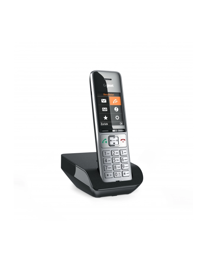 Gigaset COMFORT 500, analogue telephone (silver/Kolor: CZARNY) główny