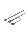 KABEL USB 2.0 2x A M-mini 5PIN (CANON) 0.8M - nr 3