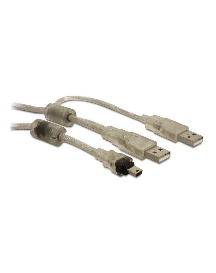 KABEL USB 2.0 2x A M-mini 5PIN (CANON) 0.8M główny