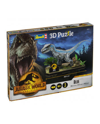 revell - carrera REVELL puzzle 3D Jurassic World Blue 00243