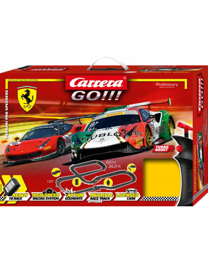 CARRERA GO!!! tor FerrariProSpeeders 8,6m 20062551 główny
