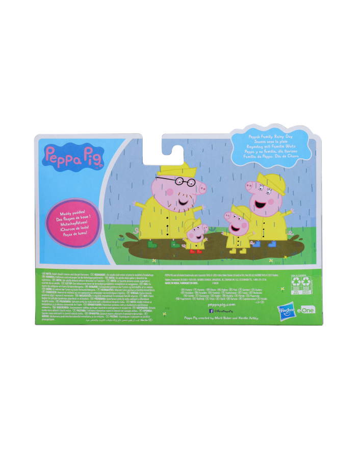 hasbro PEPPA PIG zestaw 4-figurek rodzina Peppy F2171 /4 główny